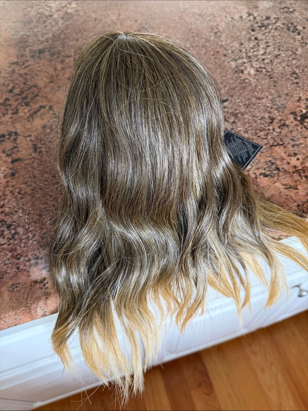 Forever Young Wavy Brown to Blonde Ombre Synthetic Wig